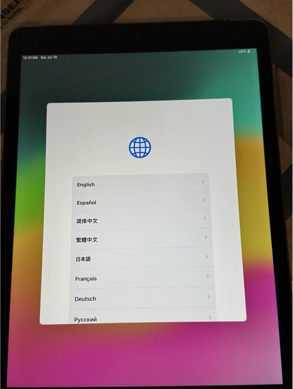 Apple iPad (8th Generation) A2428 32 GB, Wi-Fi + 4G, 10.2 in - Space Gray